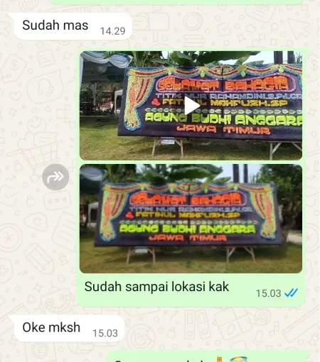 Pengiriman Papan Bunga Kwayangan Kedungwuni